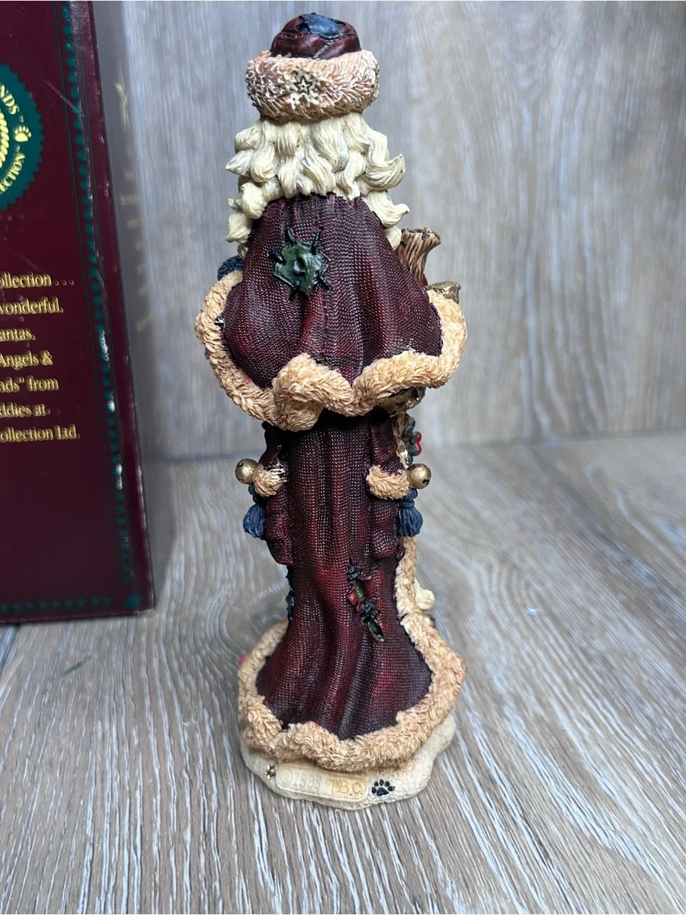 VTG 1996 Boyds Bears Folkstone St Nick The Quest Santa Figurine 2808 Boxed